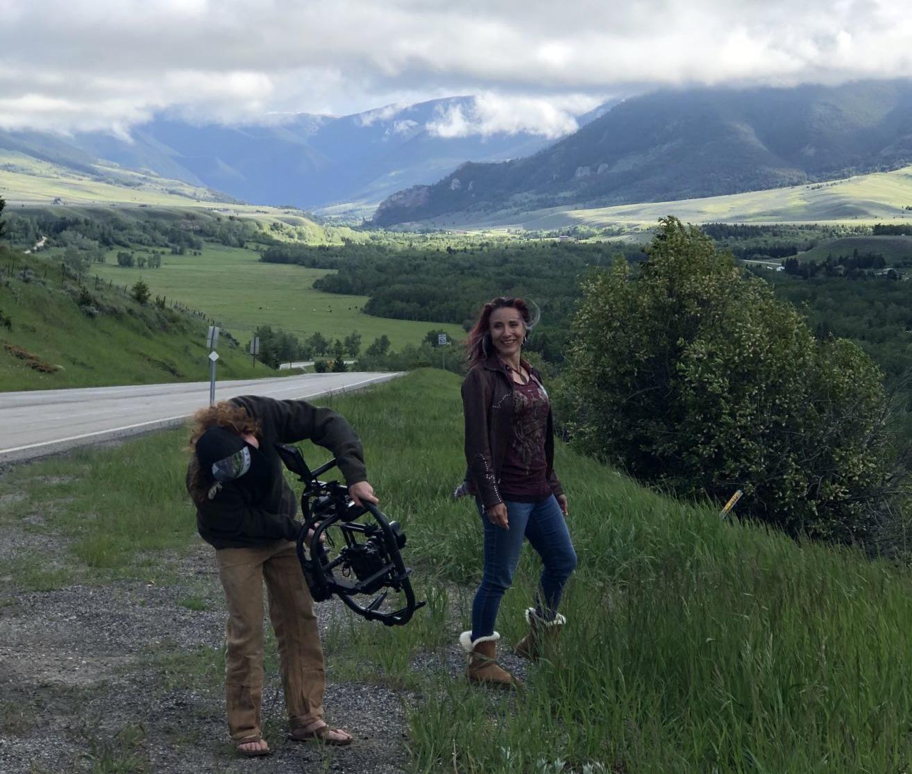 'Road Angel' filming in Red Lodge